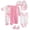 Pink, variant on Newborn Boy Clothes Unisex 8PCS Soft Organic Cotton Cute Coming Home Outfit Baby Clothes Baby Boy Gift Set,White,0-3 Months