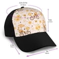thumbnail image 2 of Yiaed Cute Bee Gnome1 Print Baseball Cap Dad Hat Polo Style Plain Blank Adjustable Size, 2 of 5