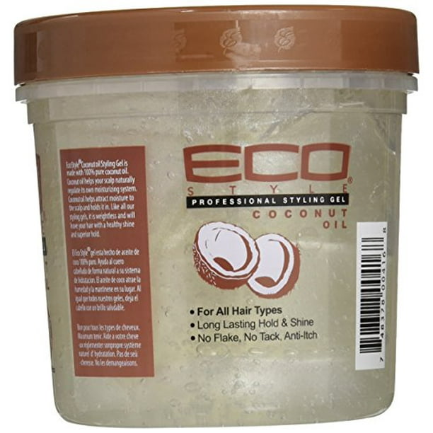 Eco Style Coconut Styling Gel, 8 Ounce