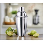 Cocktail Shaker, 12 oz Stainless Steel Cobbler Shaker With Cap And Strainer - Drink Shakers for Cocktails and Liquor