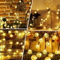 thumbnail image 4 of Dinheiro Cadena de luces solares para exteriores, 22.9 pies, 50 luces LED solares colgantes para interiores/exteriores, árboles, patio, 4 of 5
