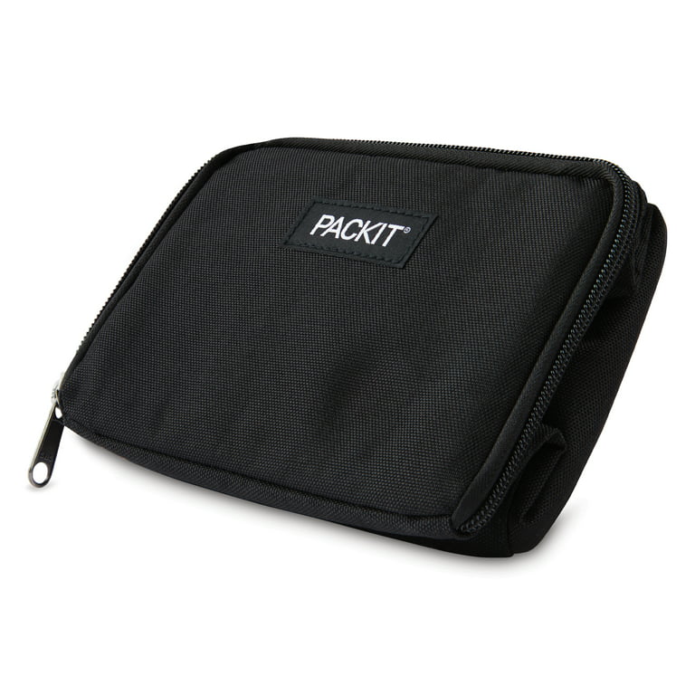 Packit Snack Pack, Black, Reusable, Freezable