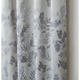 thumbnail image 3 of Inspired Surroundings Single Window Panel, Isabelle - Grey Jacquard, 3 of 5