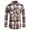 #146 Red, variant on Felirenzacia George Men and Big Men's Classic Plaid Cotton Shirt, Double Pocket Tartan Long Sleeve Fitted Dress Shirt for Daily Workwear,Yellow,XL