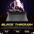 thumbnail image 4 of HP Victus 15,6 Po 144 Hz Portable de Jeu FHD, Intel i5-13420H, 32 Go de RAM, SSD PCIe 2 To, NVIDIA GeForce RTX 4050, Clavier Rétroéclairé, Wi-Fi 6, Windows 11 Pro, Mica Argent, Ensemble Station d'Accueil 256 Go, 4 of 9