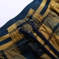 thumbnail image 7 of DxhmoneyHX Men's Soft Cotton Pajama Shorts Big and Tall Elastic Waistband Plaid Sleep Shorts Drawstring Lounge Shorts, 7 of 7