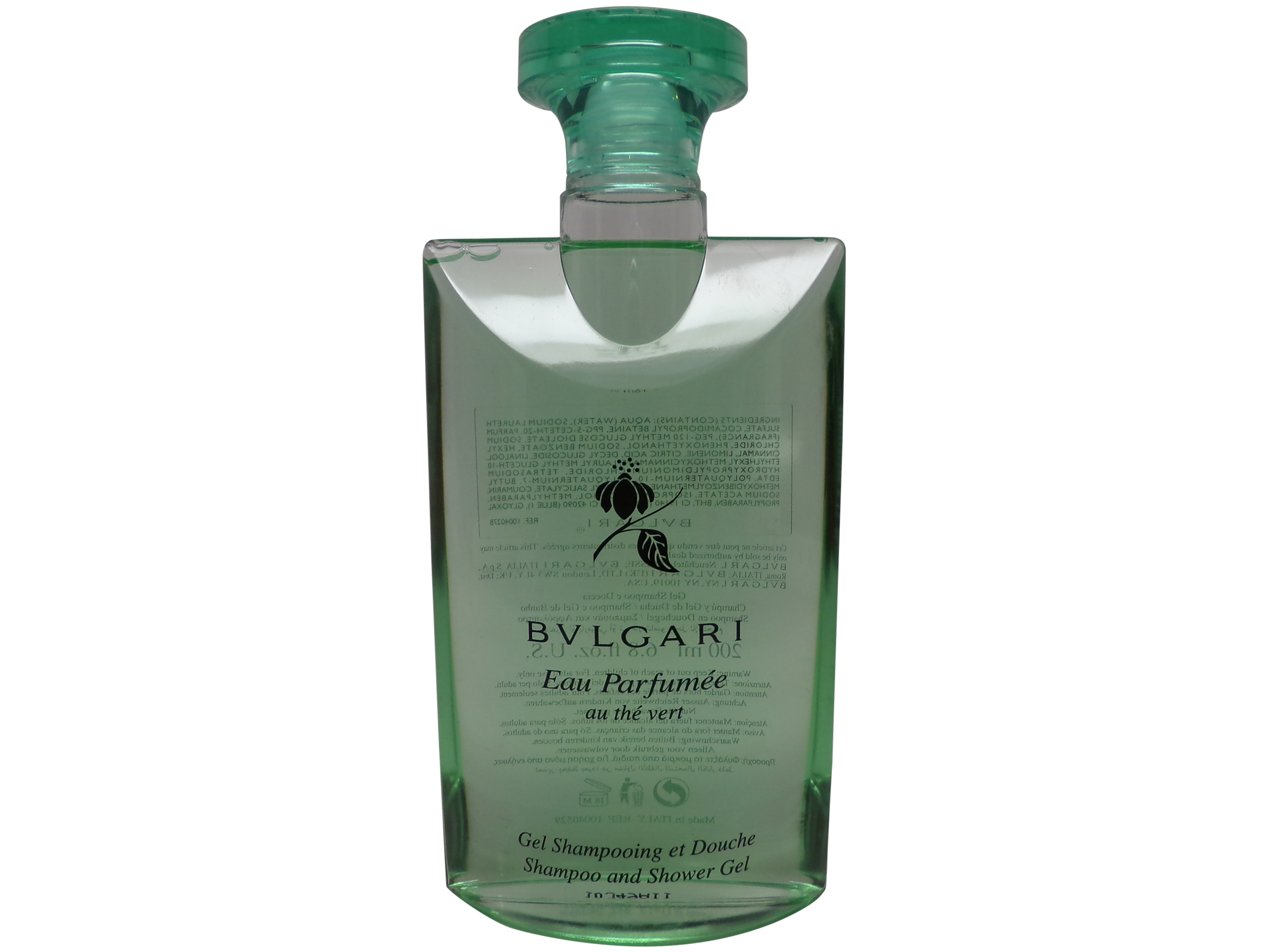 Bvlgari au the Vert Green tea Shampoo and Shower Gel 6.8oz 200ml Walmart