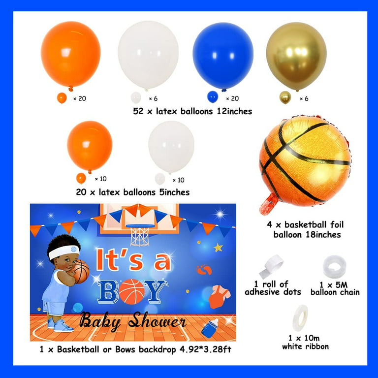 Basketball Backdrop Cover Decoration for Boys Birthday Party