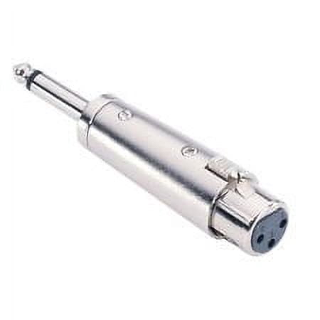 MAGNUM PRO MC31 3 Prong Female XLR to 1/4 Inch Mono Plug Adaptor