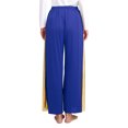 thumbnail image 4 of Zaldita Women Palazzo Pant Loose Fit Elastic Waist Wide Leg for Yoga Praise Dance Training Blue L, 4 of 7