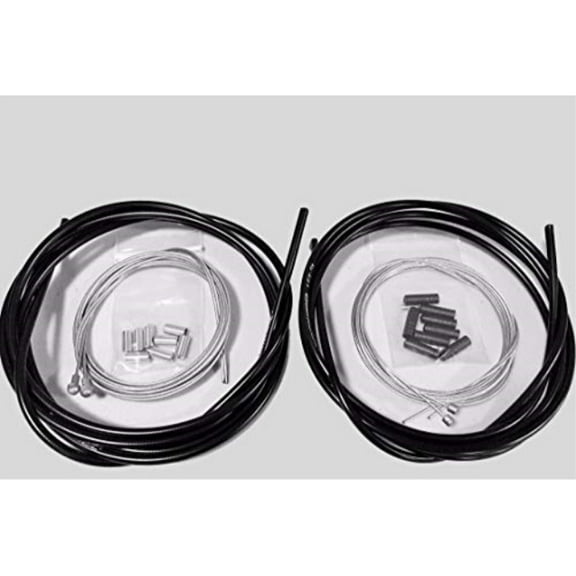 jagwire road shop kit - complete brake & shifter cable and housing kit- black - sram/shimano