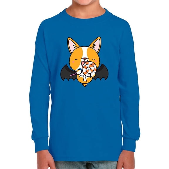 Cute Corgie Bat Costume Long Sleeve Toddler -Image by Shutterstock, 4 Toddler