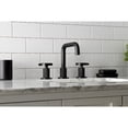 thumbnail image 3 of Kingston Brass KS1410RX Belknap Widespread Bathroom Faucet with Push Pop-Up Drain, Matte Black, 3 of 8