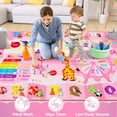 thumbnail image 7 of TWINNIS Kids Play Rug Animal Carpet ABC Educational Rug Mat Kids Area Rug for Playroom,Bedroom,Nursery Room,6'X9',Pink, 7 of 7