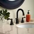 thumbnail image 4 of Moen Traditional Mediterranean Bronze Two-Handle Bathroom Faucet, 4 of 4