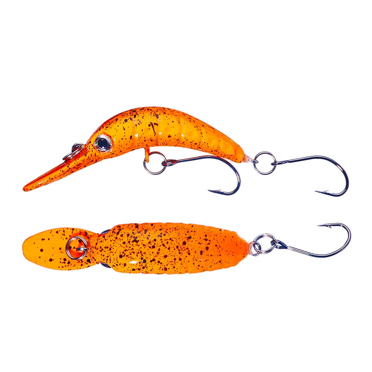 HENGJIA 24 Pack Fishing Lures Hard Baits, 3D Eyes Minnow Fishing Lures Crankbait, Swimbait Fishing Tackle Lure Kit for Freshwater/Saltwater/Topwater, Bass, Trout, Walleye, Redfish