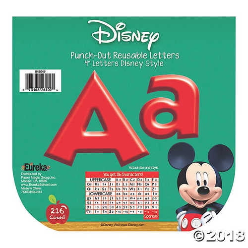 Eureka® Mickey Mouse Clubhouse® Bulletin Board Letters