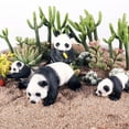 thumbnail image 2 of Minifiguras de animales salvajes para proyectos científicos educativos 4 modelos de panda., 2 of 9