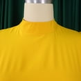 thumbnail image 6 of AURA Plus Size Women Winter Half High Collar Long Sleeve Waist Belt Swing Midi Dress Elegant Slim Fit Gown, 6 of 10