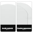 thumbnail image 6 of Clear Acrylic Tabletop Tissue Storage Rack with Serviette Holder for Desktop Display, 6 of 6