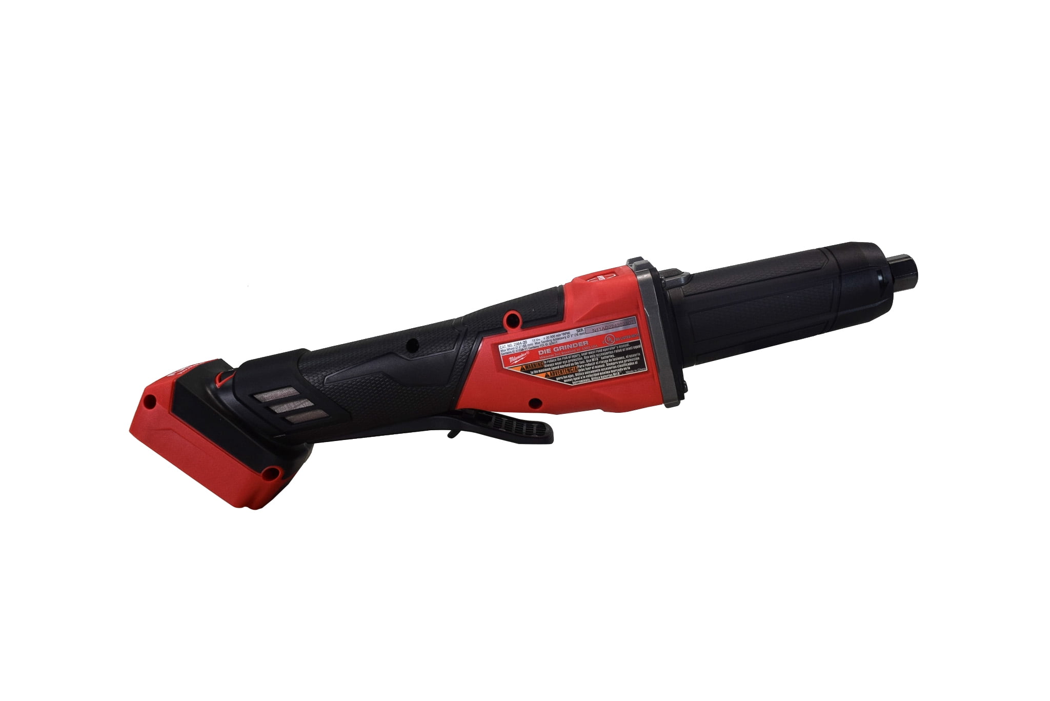 Milwaukee 18V Variable Speed Braking Die Grinder – Paddle Switch (Tool Only)