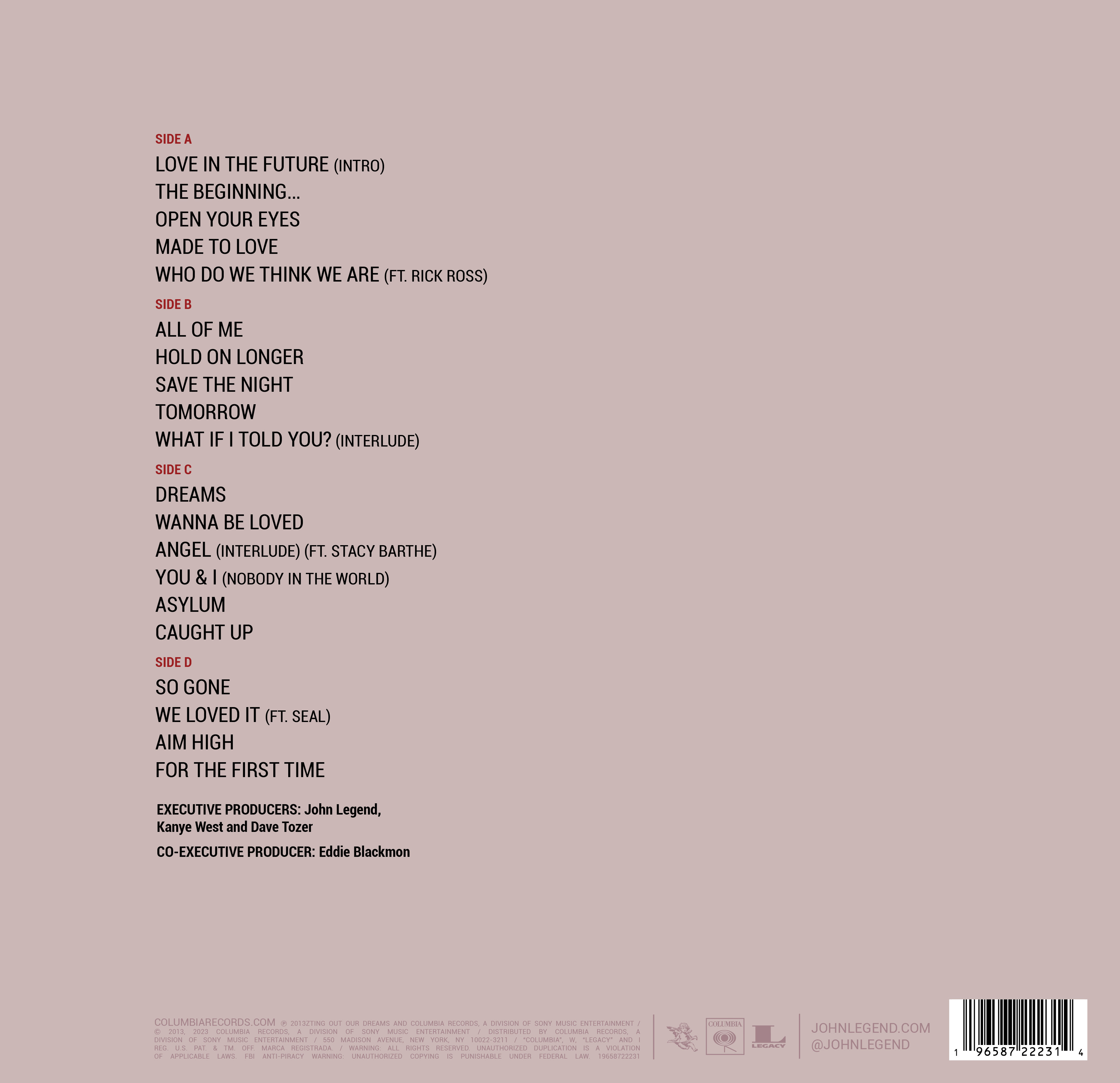 John Legend - Love In The Future (Walmart Exclusive) - Music & Performance - Vinyl [Exclusive]