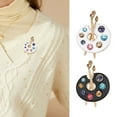 thumbnail image 5 of Versatile Enameled Drip Rhinestones Brooch Lightweight Design Suitable for Various Outfits Parties and Special Occasions, 5 of 9