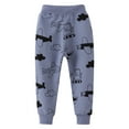 thumbnail image 5 of Spazoro Kids Boys Sweatpants, Casual Spring Elastic Waist Cute Print Loose Joggers for Child Boys Gray Size 100/3T, 5 of 6