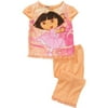 Dora the Explorer - Little Girls' Butterflies and Ballerina 2 Piece Pajama Set