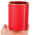 thumbnail image 3 of KALLORY 1Set Red Metal Pen Storage Stationery Tabletop Pen Holder for Family Friends, 3 of 8