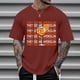 thumbnail image 1 of Ceisia Men's Tshirt Loose Fit Short Sleeve Vintage Graphic Letter Print Summer Fall Tee Tops Oversized Streetwear Wine XL Gifts, 1 of 4