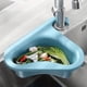 thumbnail image 3 of CHAO Cesta de filtro de agua con cuello de cisne para fregadero, colador de gran capacidad para lavar verduras para el hogar, cocina, tamaño mediano, 2 unidades, color azul, 3 of 5