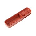 thumbnail image 4 of Oleegame 2PC Spoon And Lid Rest Bathroom Non-Perforated Soap Box Shelf Bathroom Supplies Towel Rack Non-Marking Stickers Bathroom Rack Wall-Mounted Soap Box, 4 of 5
