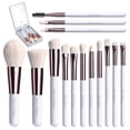 thumbnail image 1 of Travel Makeup Brush Set Foundation Powder Concealers Eye Shadows Makeup Set with LED light Mirror 14 Pcs, 1 of 4