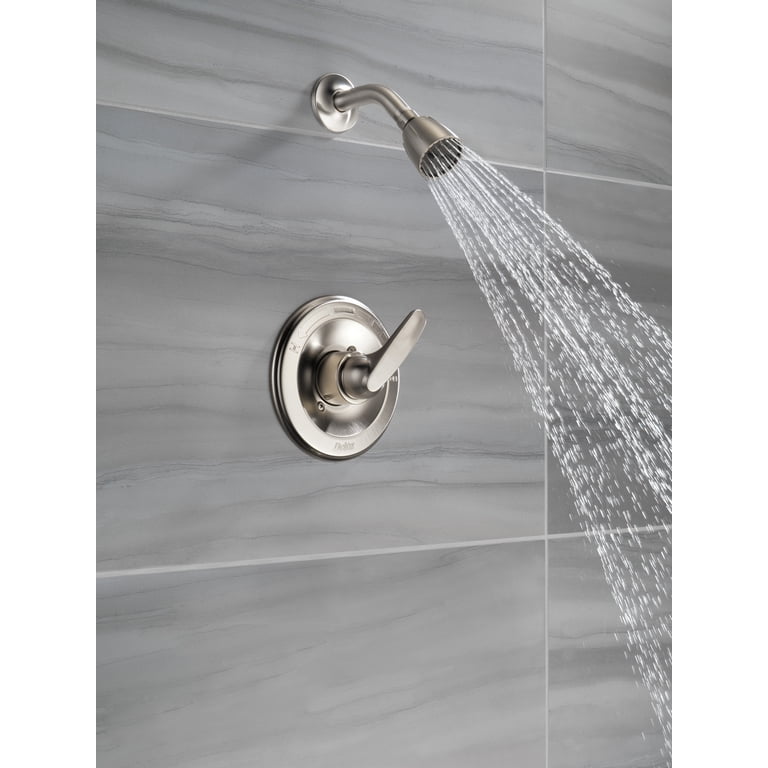 Delta Faucet Slide Bar Hand Shower - White, 0.5", 2.5 GPM, Easy Installation
