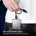 thumbnail image 5 of Portable External Hard Drive 128GB USB 3.0 Metal Hard Disk Storage Expansion for PC Laptop PS4 TV, 5 of 6