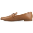 thumbnail image 3 of Journee Womens Mizza Loafer Slip On Square Toe Dress Flats, Widths Available, 3 of 10