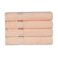 thumbnail image 2 of BNM Egyptian Cotton Luxury 4 Piece Bath Towel Set, Peach, 2 of 5