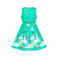 thumbnail image 2 of Robe Fille Turquoise Unicorn Rainbow Robe d'Été 9-10 Ans, 2 of 6