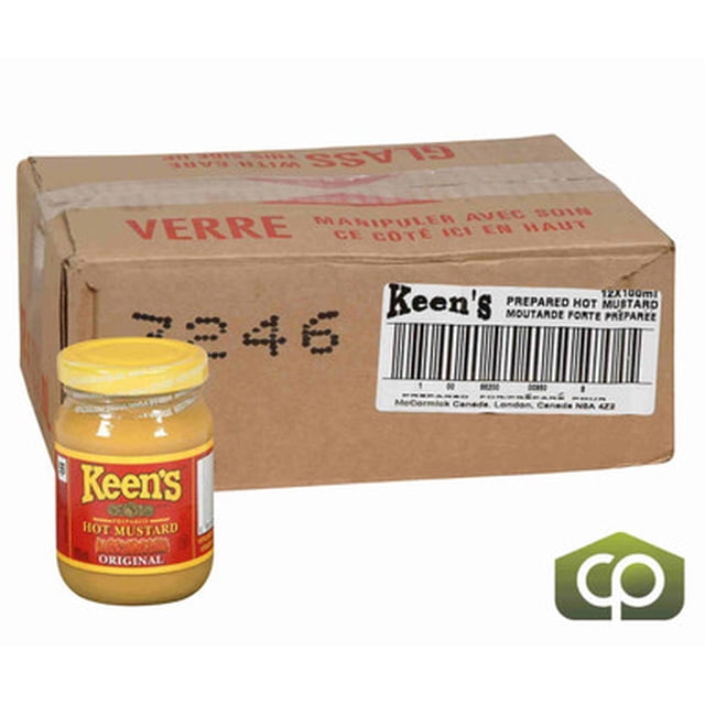 Keens Moutarde Épicée Forte Anglaise - 100 ml (0,22 Lb) (12/caisse)