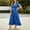#3Blue, variant on Acaics Maternity Tulle Maxi Dress, Off Shoulder Puff Sleeve Flowy Gown, for Pregnant Women All Occasion