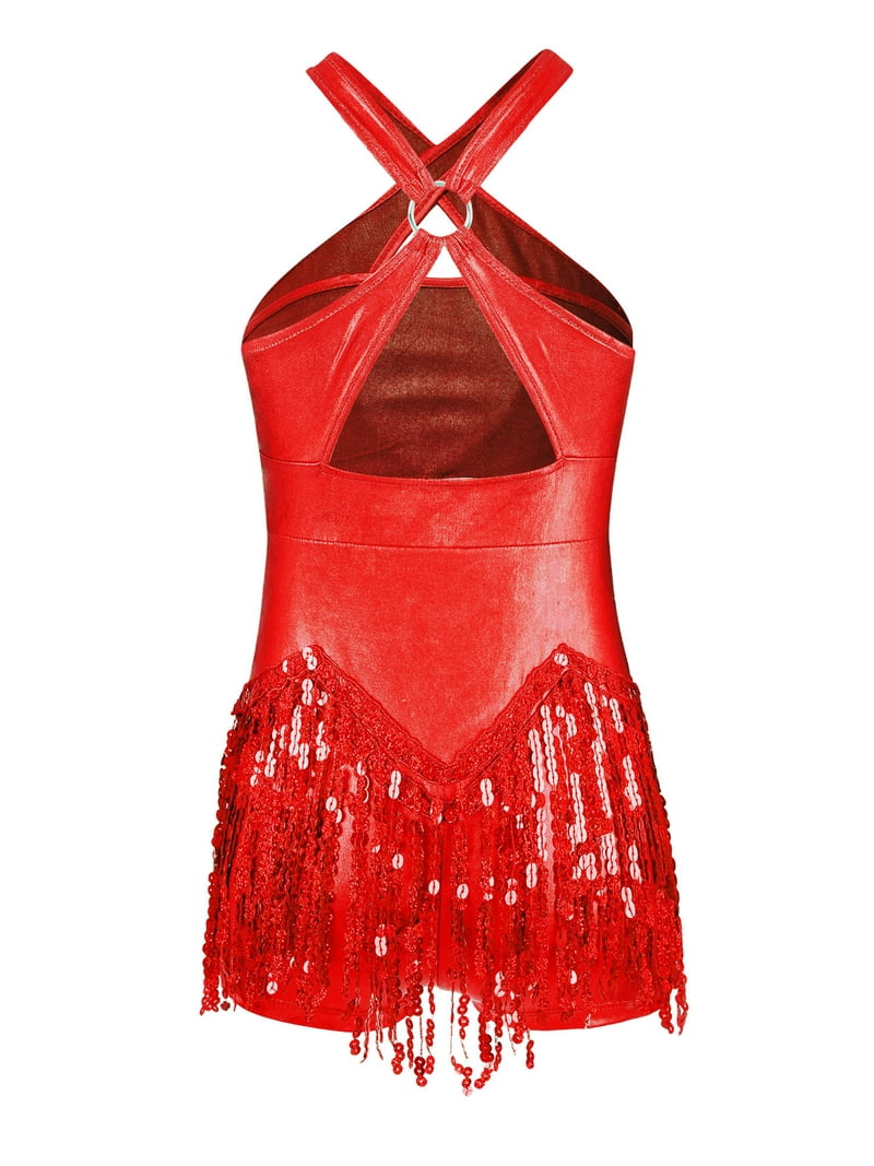 Hansber Girls Sparkle Latin Dance Dress Kids Sequins Fringe Dress Costume for Kids Ballet Jazz Chacha Red 14 - Walmart.com Hansber Girls Sparkle Latin Dance Dress Kids Sequins Fringe Dress Costume for Kids Ballet Jazz Chacha Red 14 - Walmart.com