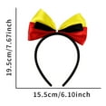 Germany Europe Cup Fans Hair Bows Multicolor Bow Fans Cheering