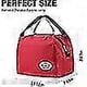 thumbnail image 2 of Insulated Lunch Bag Portable Lunch Bag, A Dots Red, 6.5l, 2 of 5