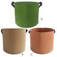 thumbnail image 3 of Billuyoard Bolsas para cultivo de plantas de jardín de 1/2/3/5/7 galones, maceta para flores y verduras, maceta para jardín de patatas, bolsa para cultivo Jardín y Patio Camello (3 galones) 25D*23H Billuyoard HA004268-08, 3 of 6