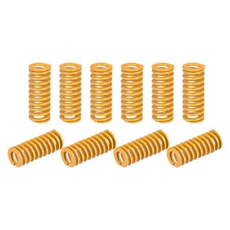 

Die Spring 10mm OD 25mm Long 10 Pack Stamping Light Load Compression Yellow