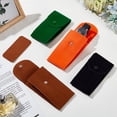 thumbnail image 5 of Watch Travel Case 4PCS 5x2.8 Inch Portable Watch Pouch Velvet Single Watch Storage Bags Watch Case Organizer with Insert Cardboard and Button 4 Colors, 5 of 7