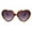 Leopard, variant on Gravity Shades Heart Shaped Sunglasses, Leopard