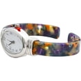 thumbnail image 5 of Blekon Collections Women's Quartz 21mm Oval Case Colored Acrylic Bangle Watch, 5 of 5