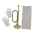 thumbnail image 3 of TISHITA Instrument de Musique Trompette Bugle pour Performances d'Orchestrale Style A, 3 of 8